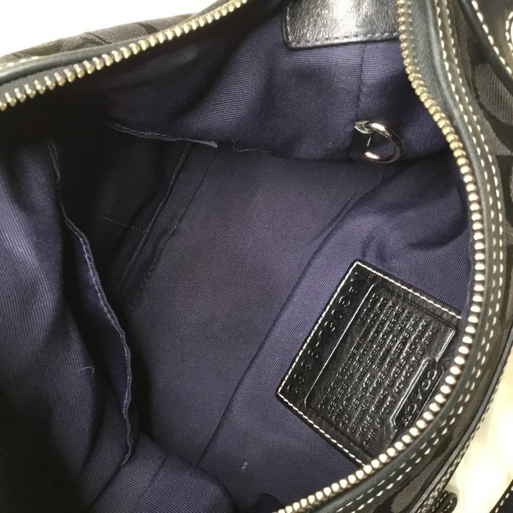 🚫𝕊𝕆𝕃𝔻🚫Authentic Black Coach Hobo Bag - Picture 7 of 8